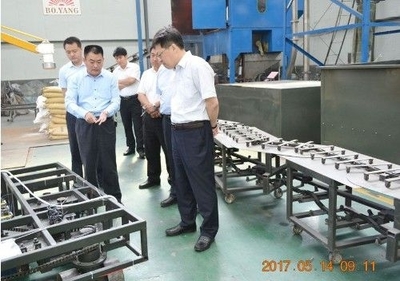 熱烈歡迎安丘市委書記蒞臨我公司視察指導網絡技術服務工作